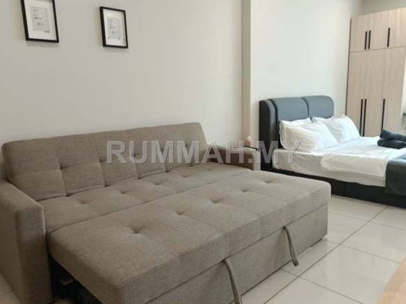 1-bedroom condo in Cheras, Kuala Lumpur for rent - Fully Furnished Studio Unit For Rent at M Vertica KL City Residences 