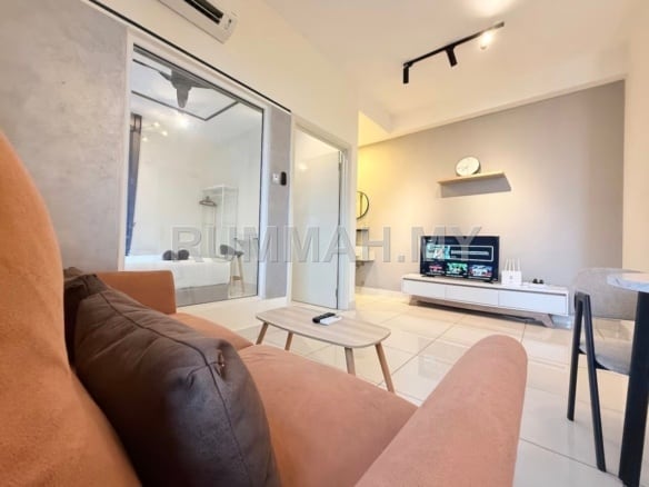 Fully Furnished Studio Unit For Rent at Five Stones Condominium