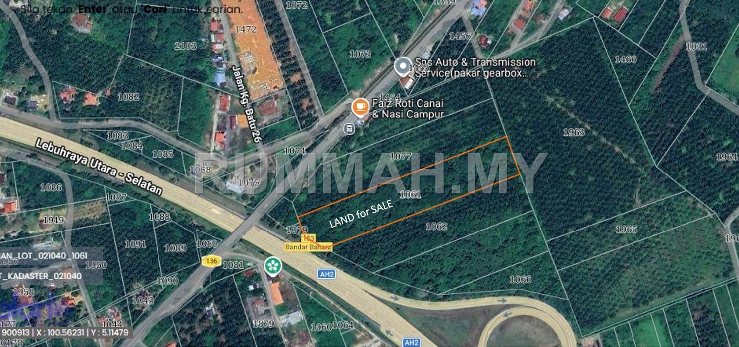 Agricultural Land for Sale @ Kg Teluk Kelantan, Bandar Baharu | Freehold