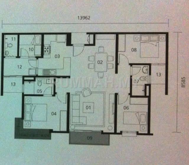 condo in Air Itam, Penang — photo 2