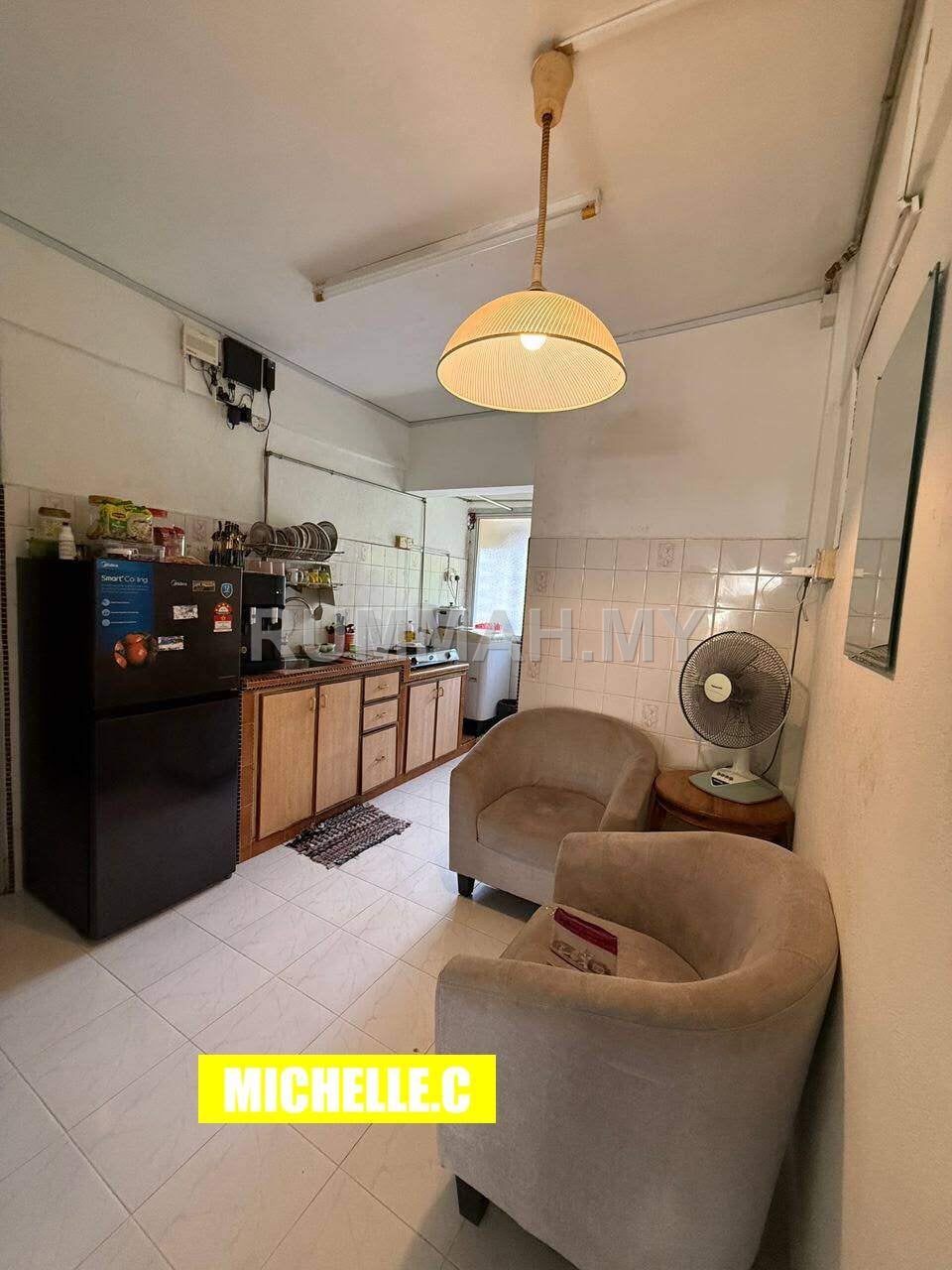 FARLIM 4B FOR SALE RENOVATED 3 BEDROOM 1 TOILET 550SF MIDDLE FLOOR