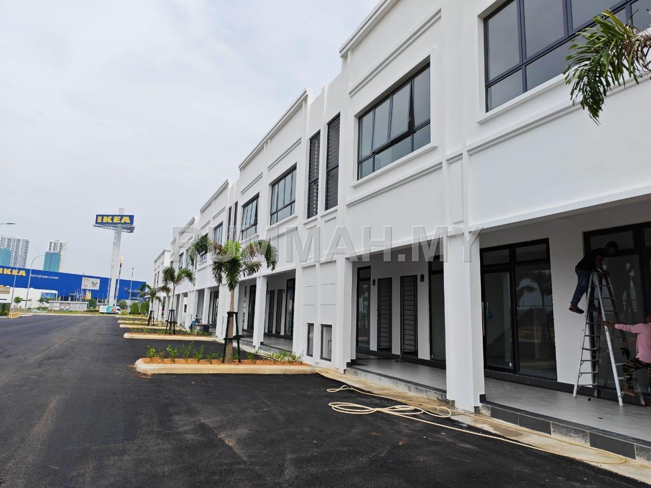 Brand NEw 2 Storey Commercial Shop in Batu Kawan , Near Ikea, Design Village, Vervea Exhibition Convention Center, Industry, Penang Bridge and Toll