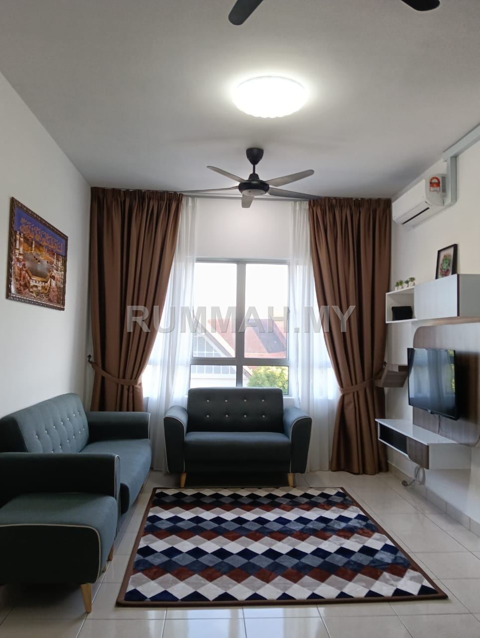 Semi Furnished Safira Apartment Seremban 2 Nice Unit | RM320k
