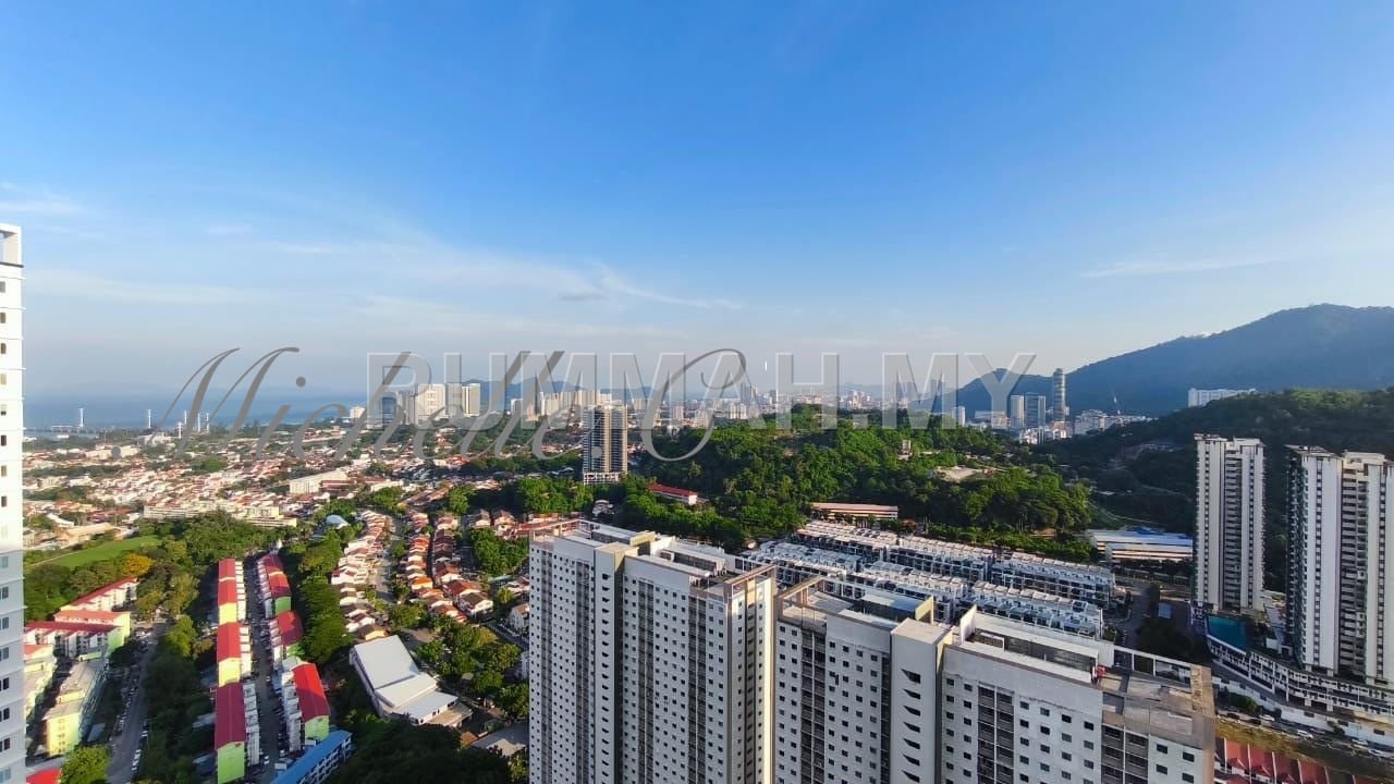 Ideal Residency, Gelugor | Partly Furnished 3 bedroom scenic view