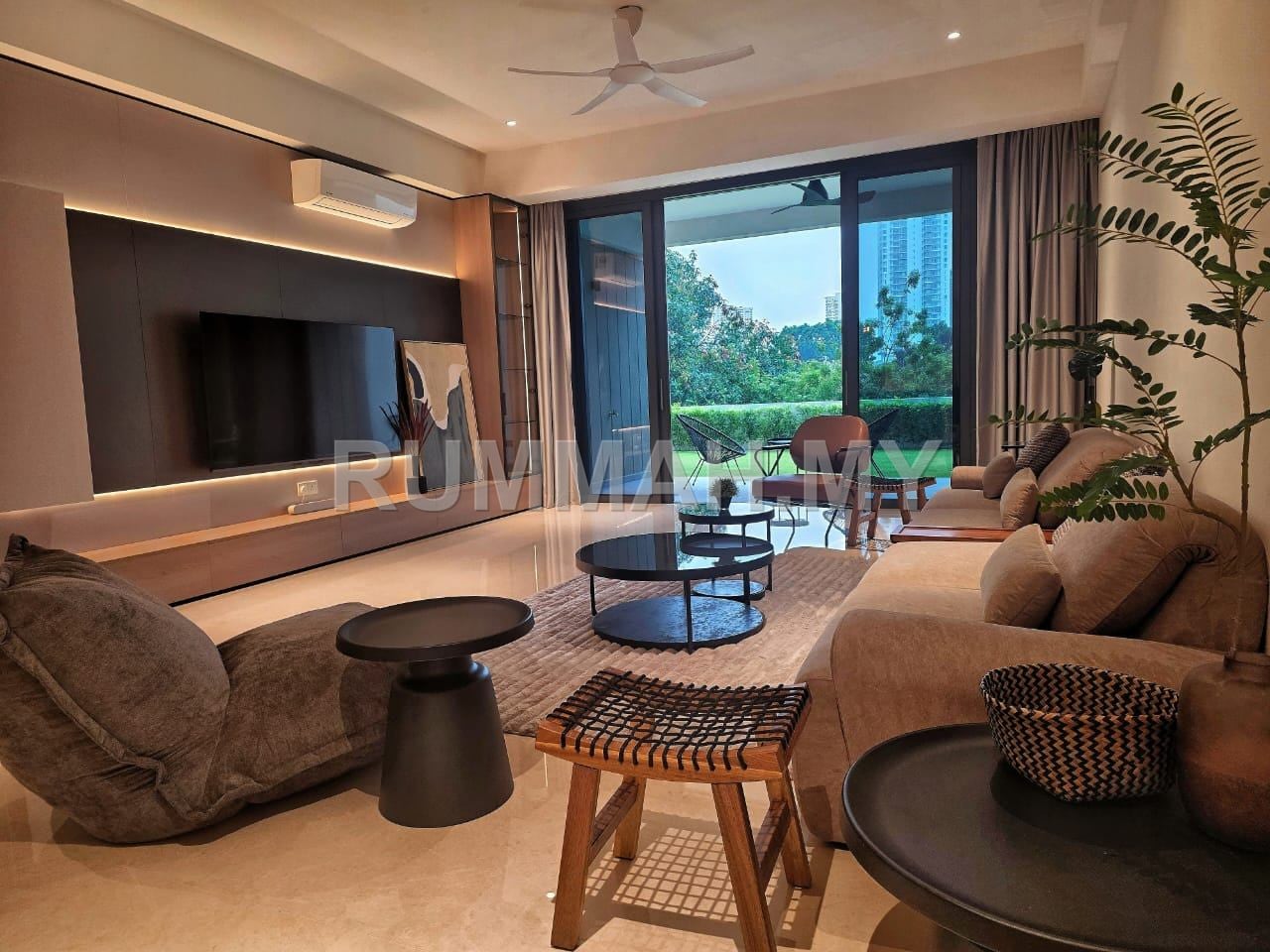 3-bedroom condo in Pulau Tikus, Penang for rent - [Private Lift] The Anton, Pulau Tikus | Garden Unit 