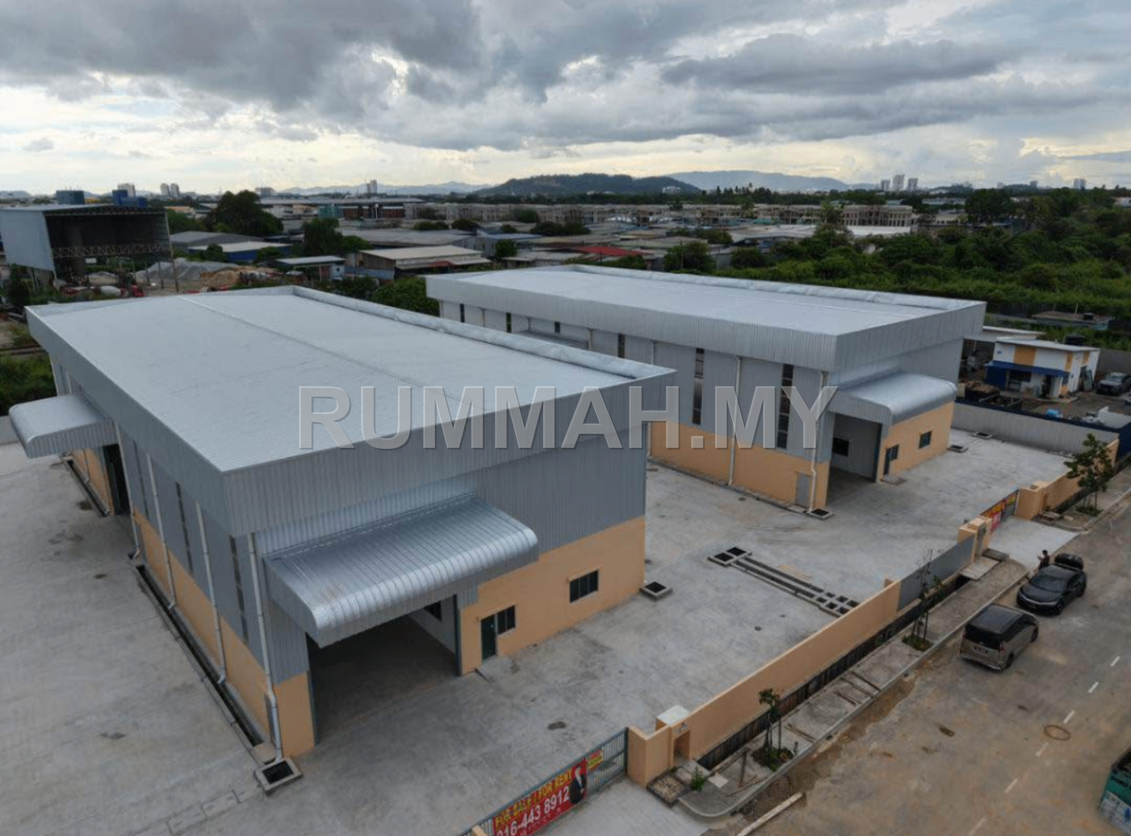 industrial in Alma, Penang for sale - 🏭 FOR SALE | Taman Industrial Impian @ Alma  ✨ ALL NEW BUILD | 2 UNITS ADJOINING LIGHT INDUSTRIAL BUNGALOW WAREHOUSE