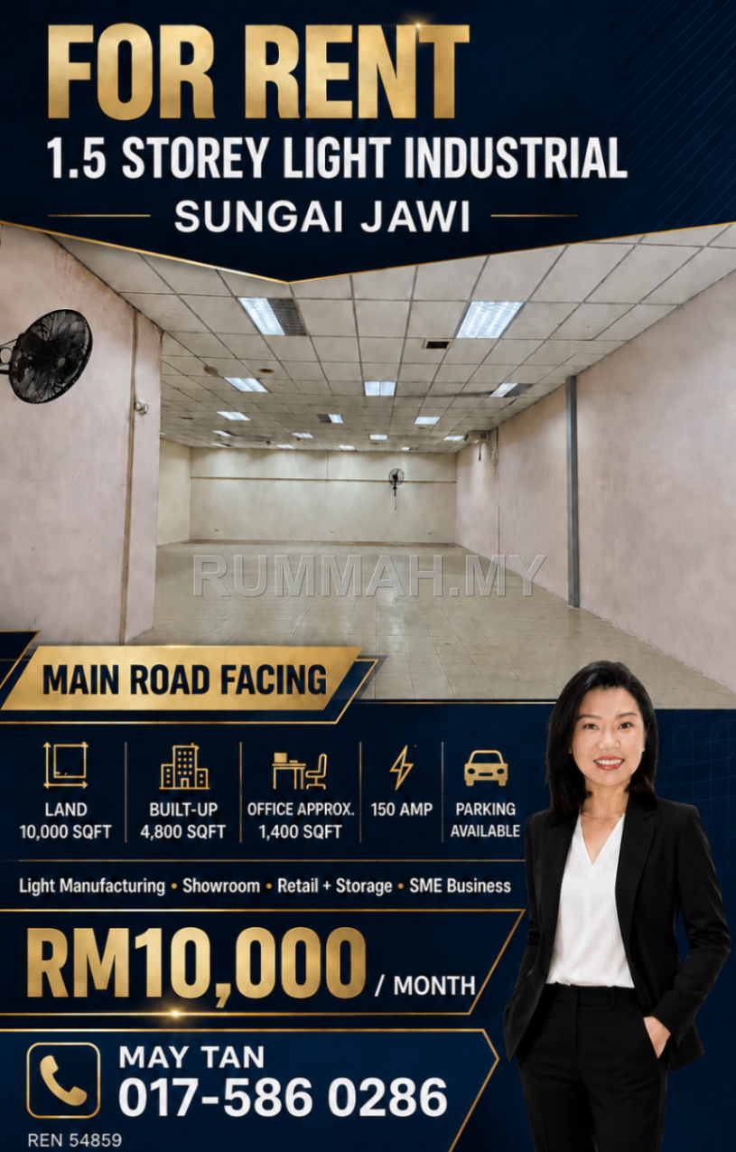 Factory / Warehouse for Rent @ Sungai Jawi, Sungai Jawi | Freehold