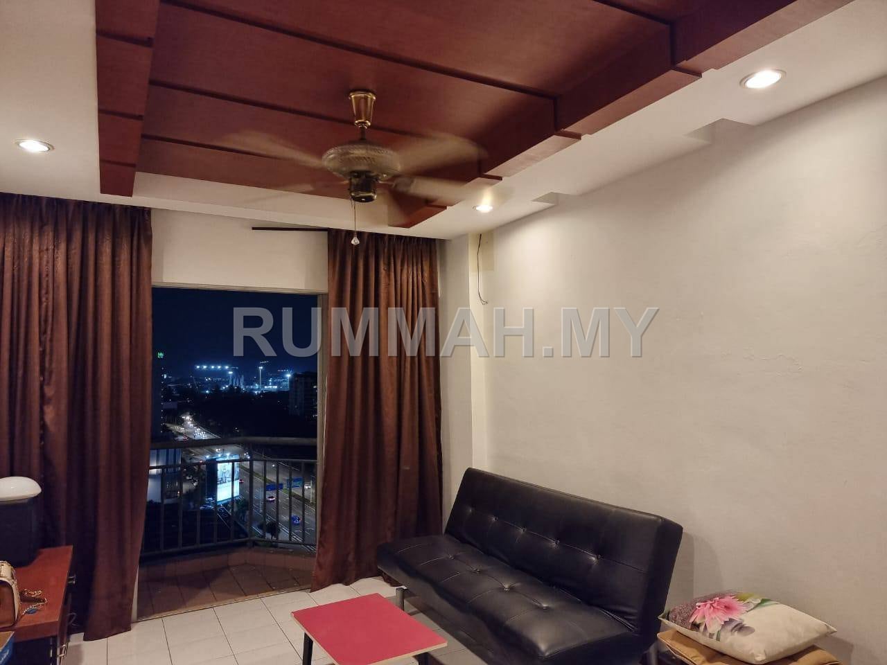3-bedroom condo in Bayan Lepas, Penang for sale - Villa Emas near Queensbay Bayan Lepas,  Renovated, Queensbay View SA7433