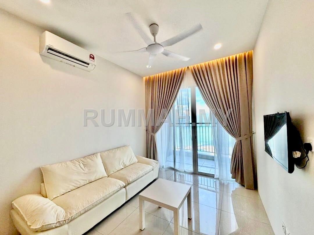 Zen 6 @ Queensbay Bayan Lepas Fully Furnished 3 Bedrooms For Rent near to USM Penang Bridge &FTZ area