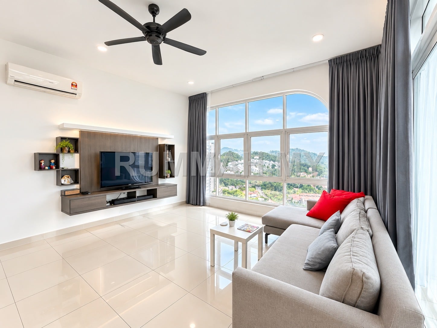 Southbay Plaza Batu Maung Fully Furnished 2 Bedrooms For Rent near to FZ Area & Penang Bridge