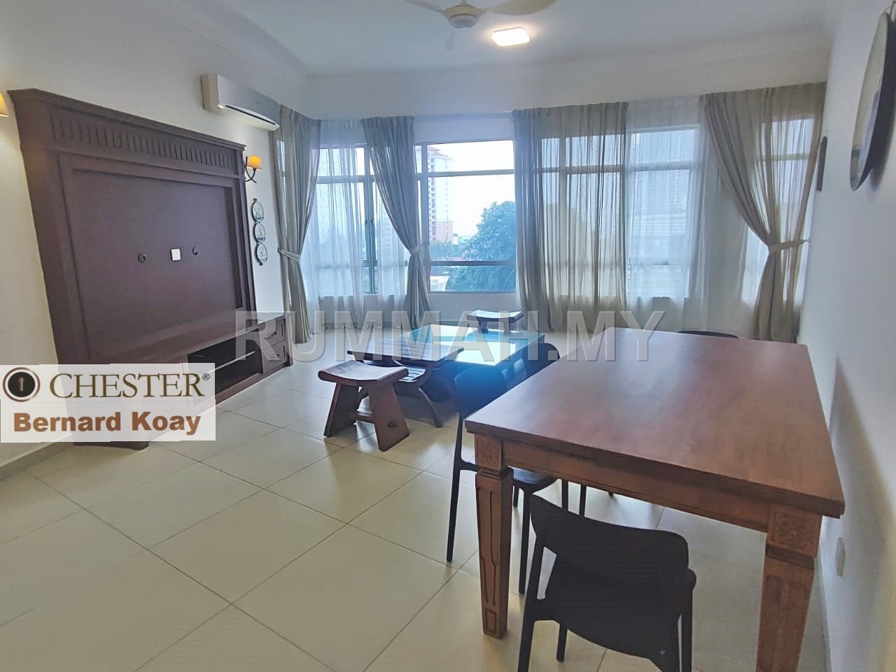 3-bedroom condo in Sungai Ara, Penang for rent - The View Twin Tower Gelugor 2068sqft unit 2 fully furnished move in condition 3CP