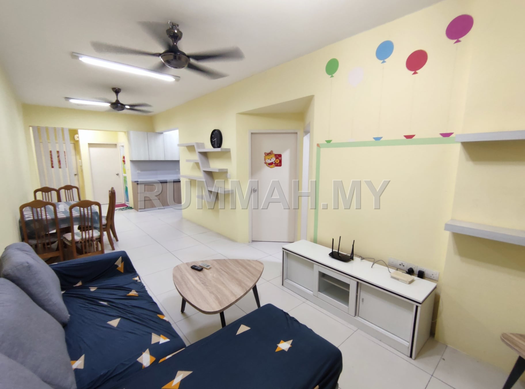 3-bedroom condo in Puchong, Selangor for rent - Calisa Residence Rent, Partly Furnished 3 Rooms, Taman Mas Puchong