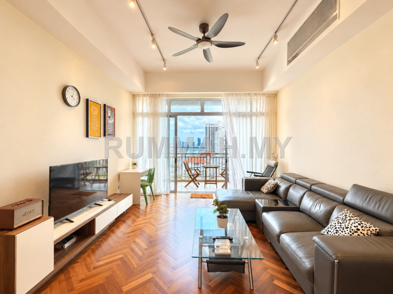 2-bedroom condo in Tanjung Tokong, Penang for rent - Andaman Quayside Tanjung Tokong Fully Furnished 1+1 Bedrooms For Rent