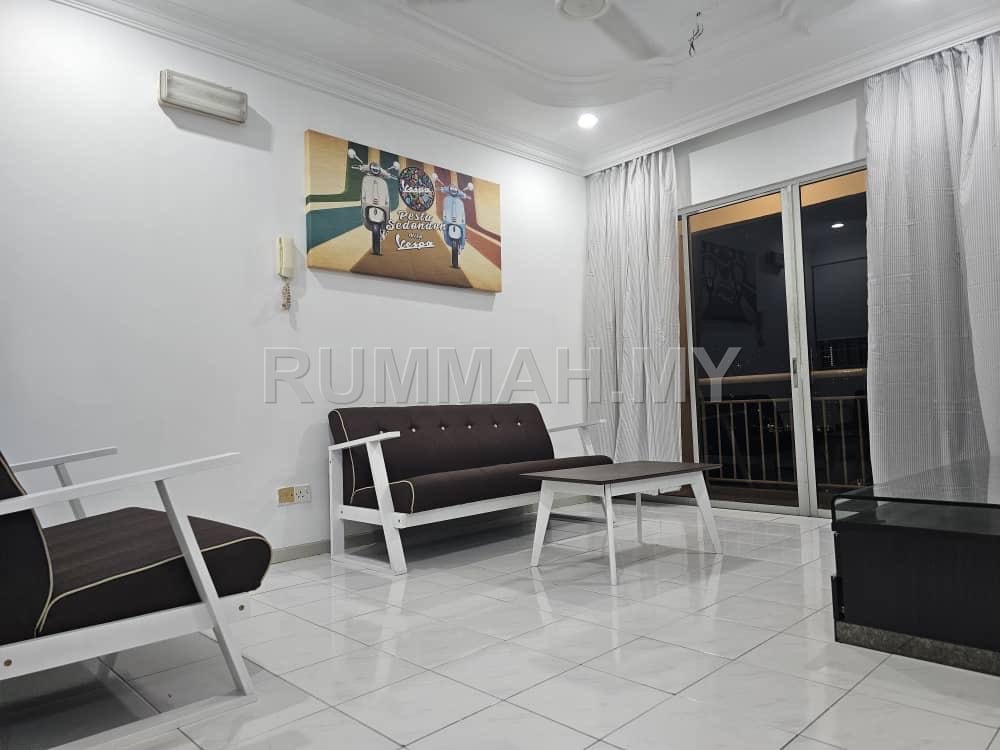 3-bedroom condo in Bayan Lepas, Penang for sale - Villa Emas @ Bayan Lepas, 800sft,Fully Furnished,1Cp