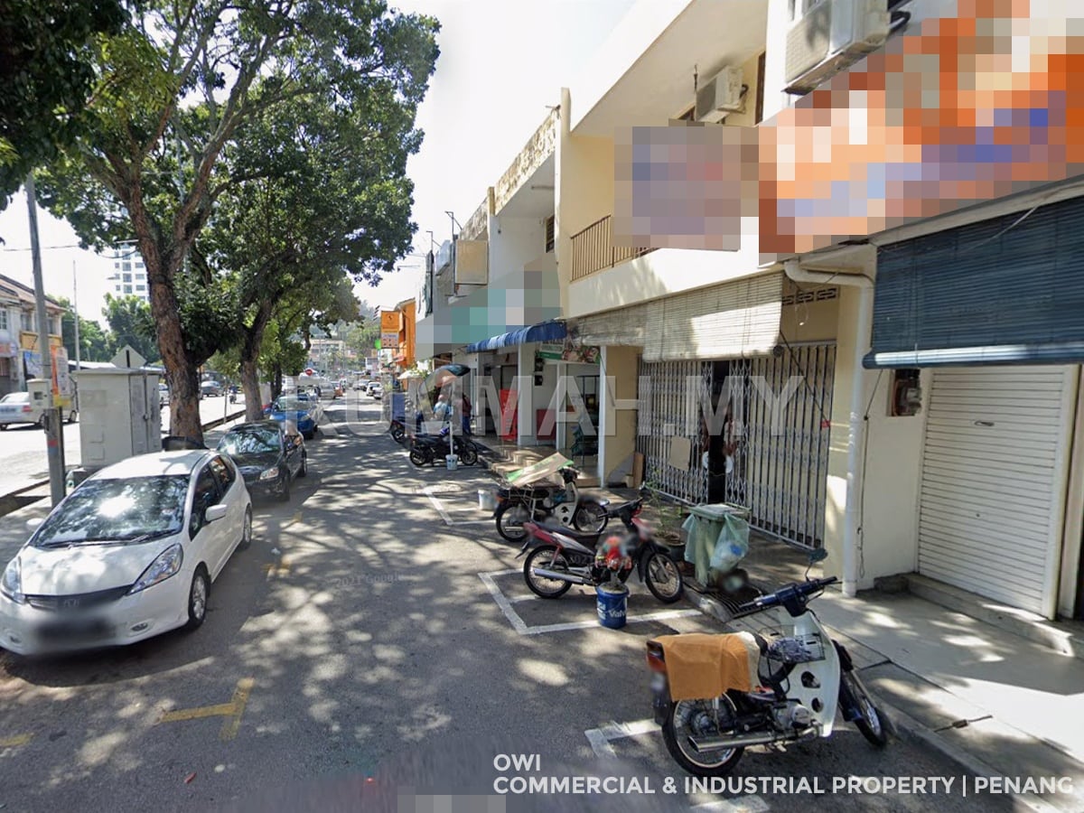 commercial in Jelutong, Penang for rent - 2-Storey Shop/Office for Rent at Jalan Jelutong | Main Road Frontage