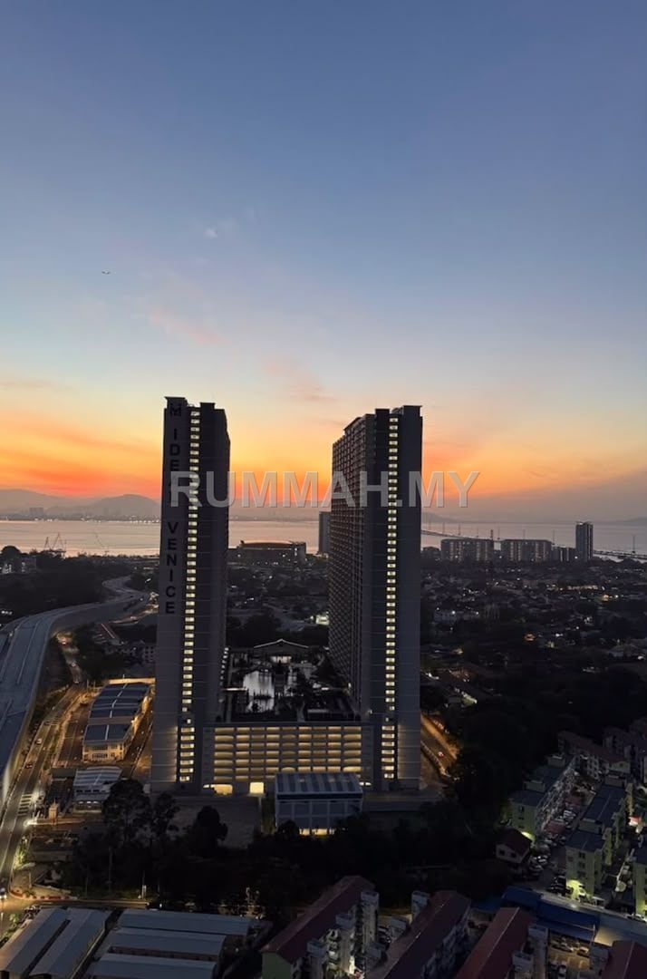 3-bedroom condo in Gelugor, Penang for rent - Condo for Rent @ Ideal Venice Residency, Gelugor | Freehold