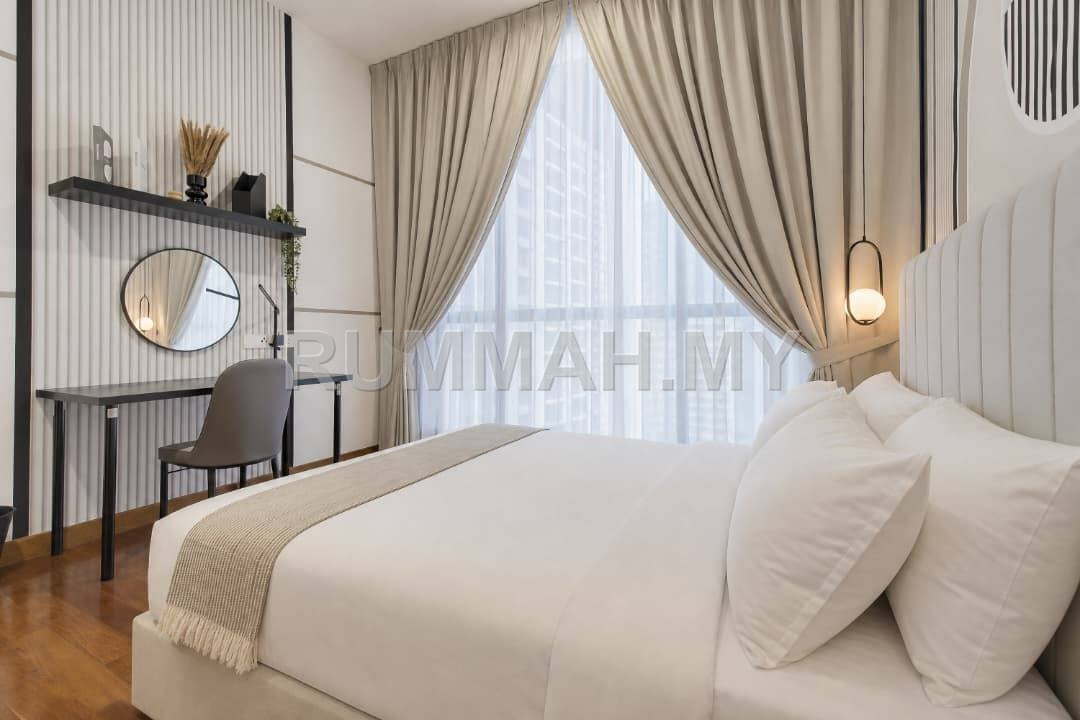 3-bedroom condo in Bayan Lepas, Penang for rent - Muze @PICC Near To Queenbay Mall ID Design Fully Furniture 