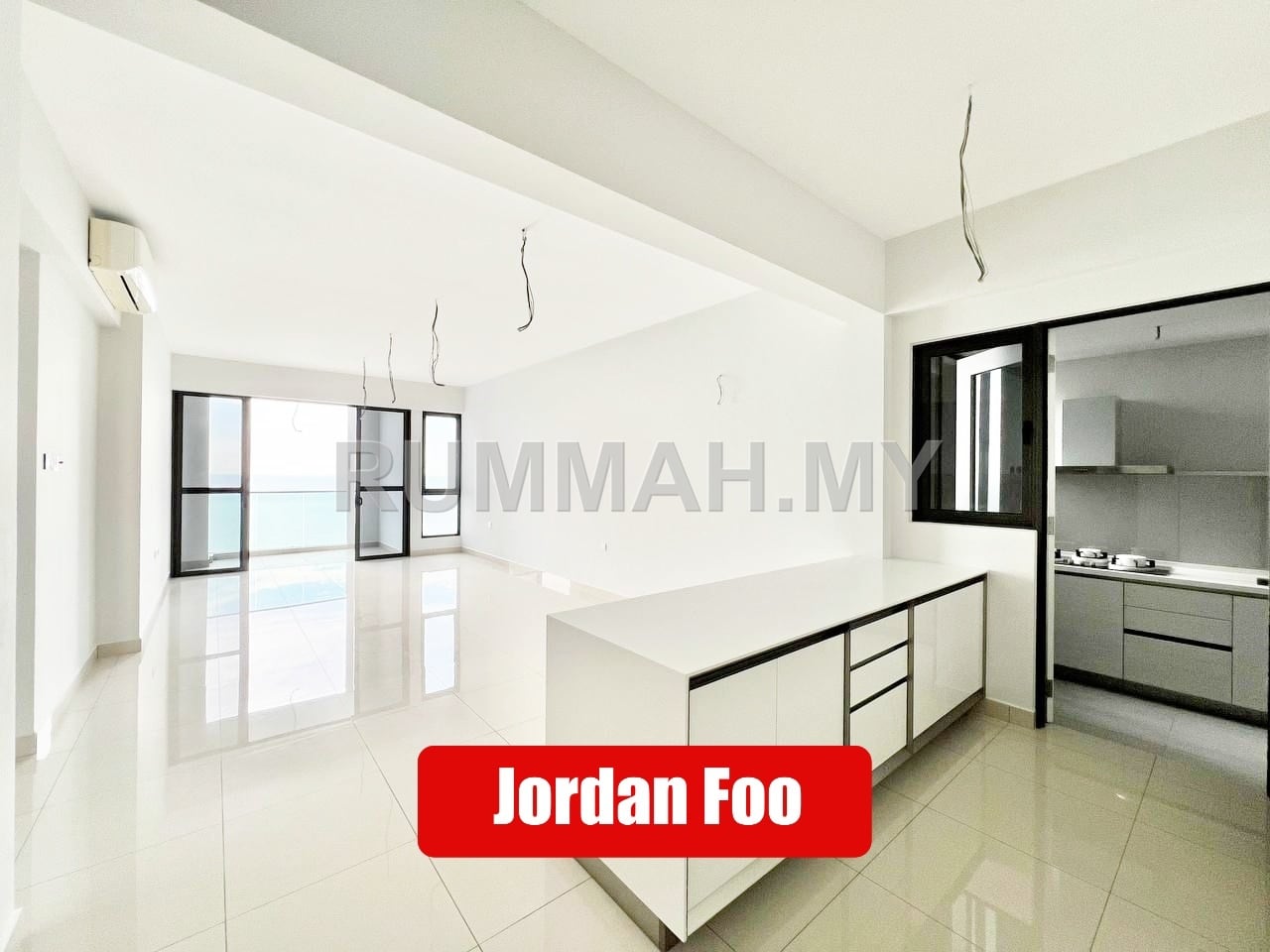 3-bedroom condo in Batu Ferringhi, Penang for sale - The Marin Batu Ferringhi Fully Seaview Low Density 1850SF Free Kitchen