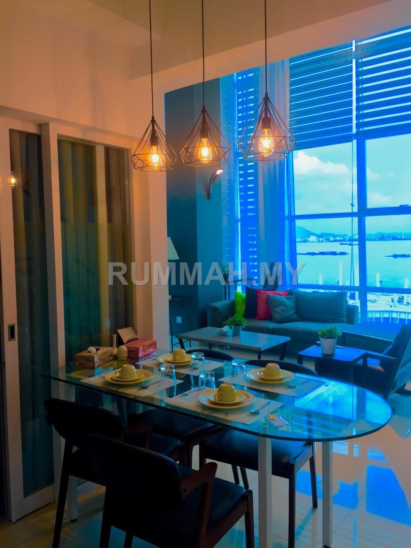 2-bedroom condo in George Town, Penang for sale - Maritime Suites Block B Duplex For Sale
