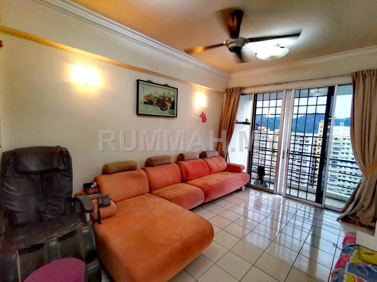 3-bedroom condo in Bayan Lepas, Penang for rent - Putra Place Condominium | 1000sft| Fully Furnished | Nice View| SA11320