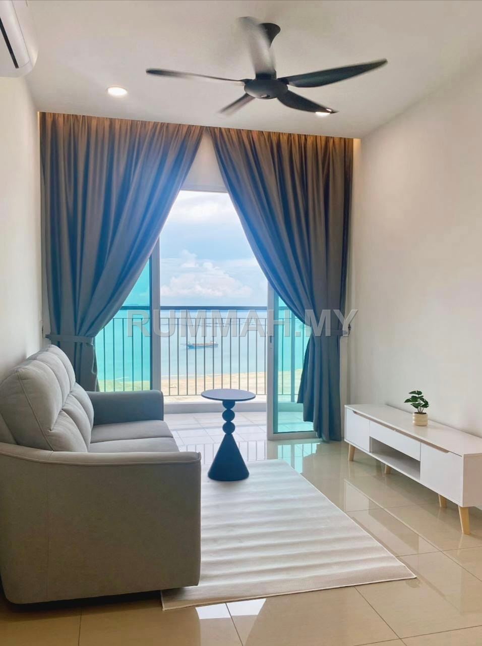 3-bedroom condo in Gelugor, Penang for rent - Zen 6, Gelugor | Fully Furnished Seaview 