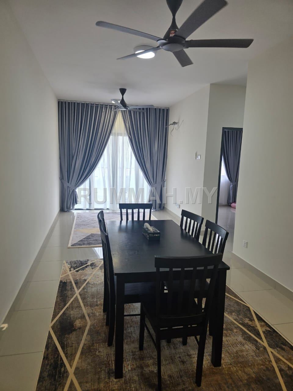 2-bedroom condo in Puchong, Selangor for rent - KR7 Residence Rent, 2 Rooms Partly Furnished, Taman Mas Puchong
