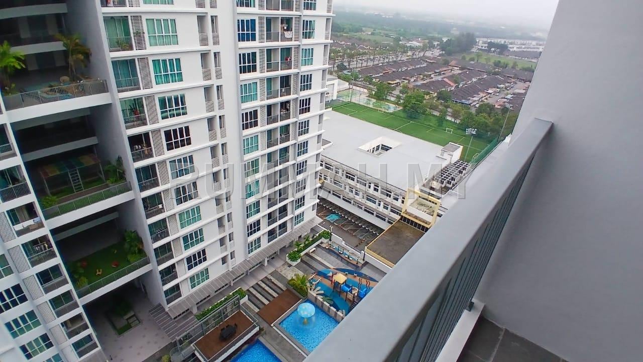 3-bedroom condo in Simpang Ampat, Penang for rent - Palm Garden Simpang Ampat 1,076sqft 3 Bedroom Pool View Condo For Rent RM1,200 槟城新邦安拔 Palm Garden 1076平方尺三房泳池景公寓出租 RM1,200/月