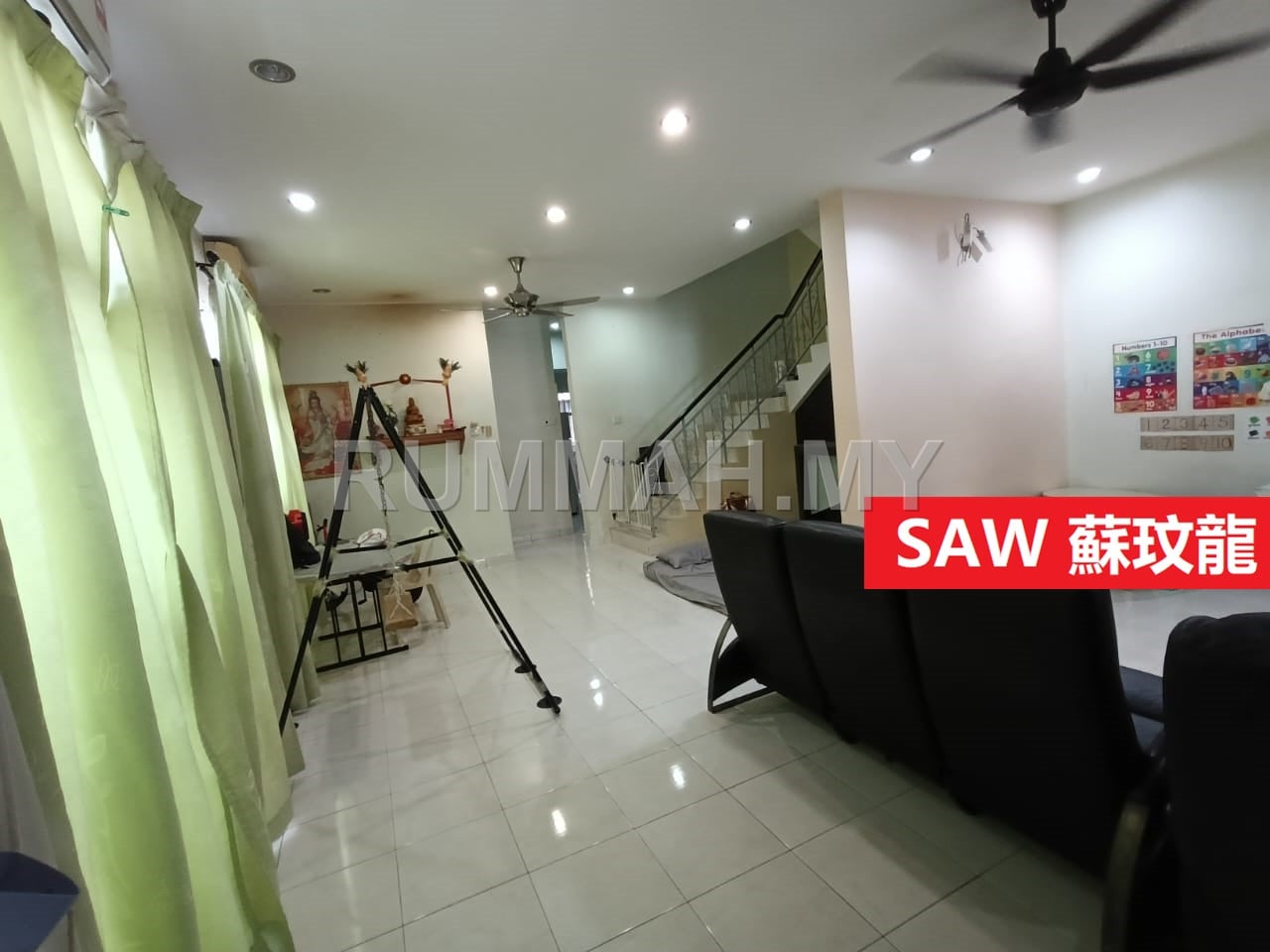 4-bedroom house in Sungai Ara, Penang for sale - Palm Garden Tingkat Kenari, 2 storey terrace