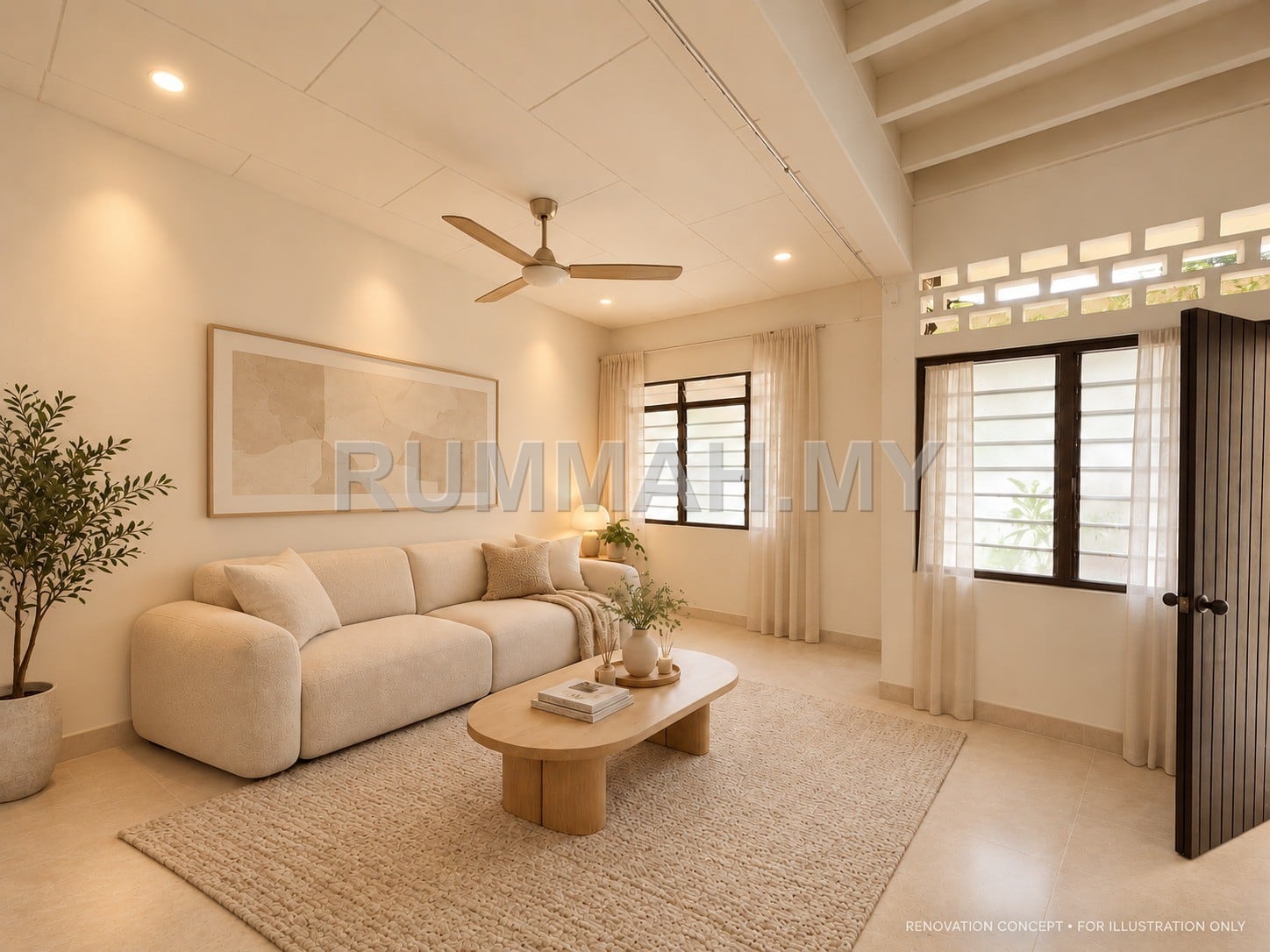 4-bedroom house in Gelugor, Penang for sale - 2 Storey Terrace Lorong Delima Garden Facing Nice Conditions