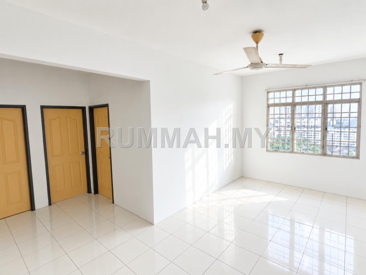 3-bedroom condo in Jelutong, Penang for sale - Taman Pelangi Indah Block 99 @  Jelutong Corner Lot 3 Bedrooms For Sale [Worthbuy]