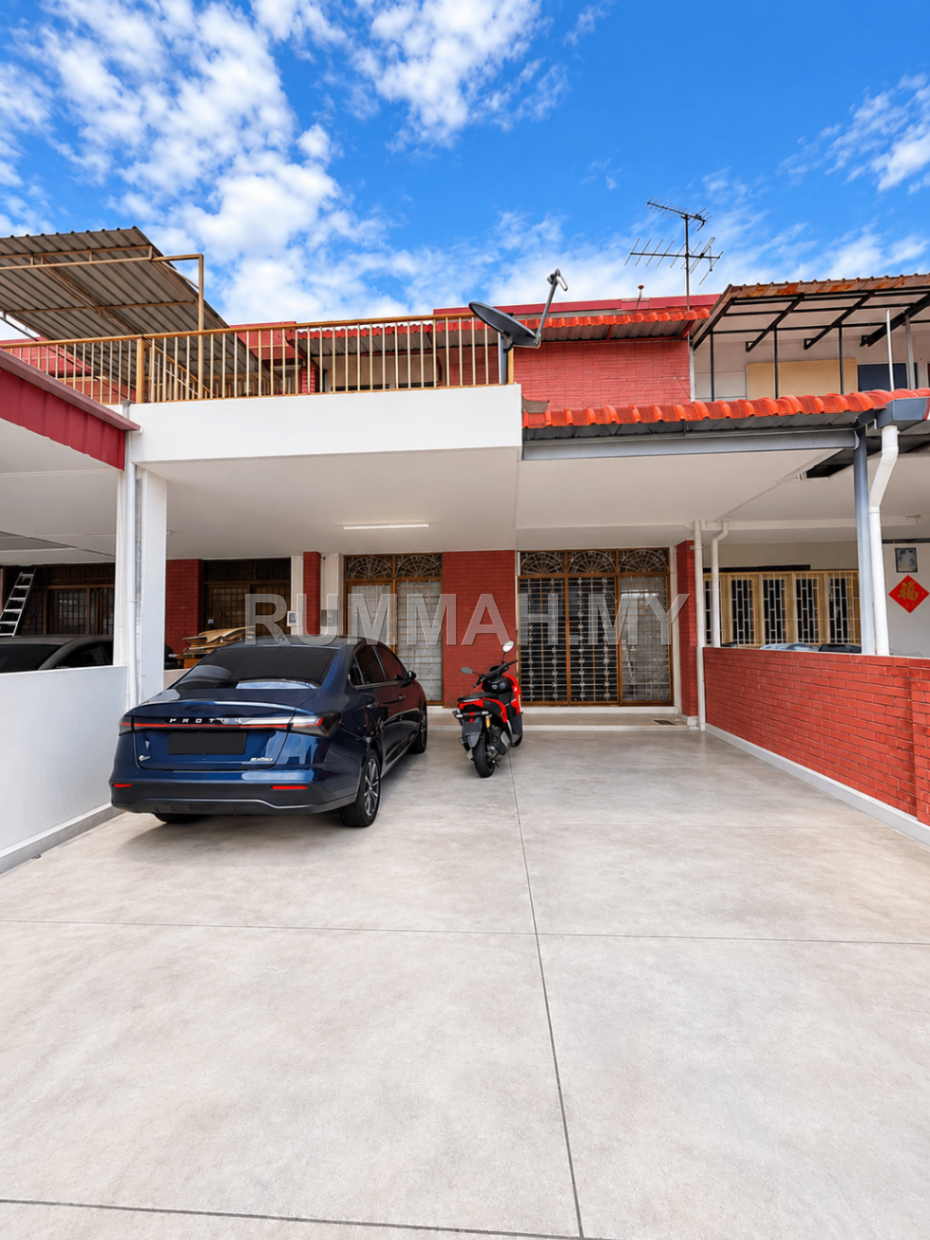 4-bedroom house in Perai, Penang for sale - 2.5-Storey Terraced House for Sale @ Taman Perai, Perai | Freehold