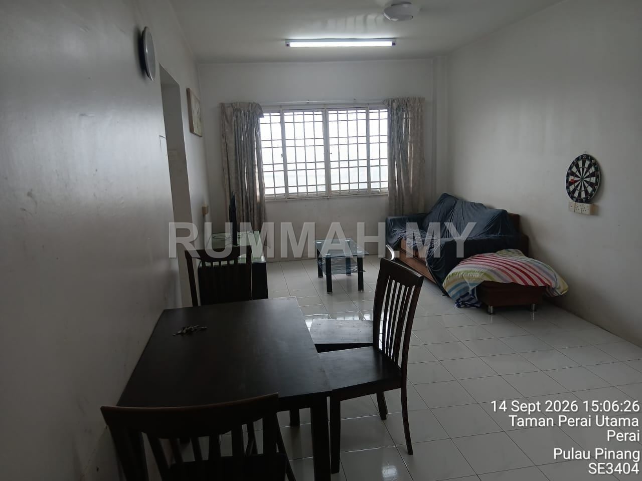 3-bedroom condo in Perai, Penang for rent - Perai Utama Apartment (Pangsapuri Perai Utama)