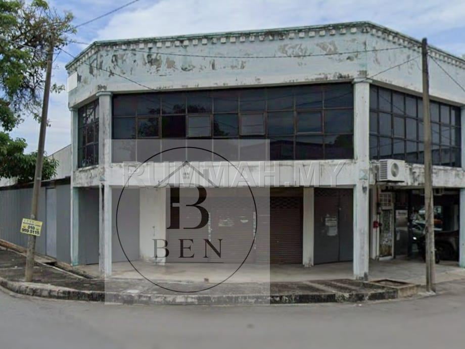 commercial in Juru, Penang for rent - RARE CORNER UNIT — Juru 1.5-Storey Warehouse For Rent