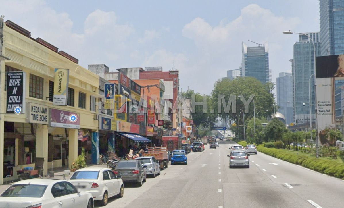 commercial in Bangsar, Kuala Lumpur for sale - 2 Storey SHOP LOT Jalan Bangsar, Actual, Near MRT Station, PRIME LOCATION