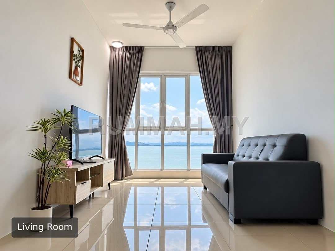 3-bedroom condo in Gelugor, Penang for rent - The Zen @Gelugor| Fully Furnished | 2Cp 