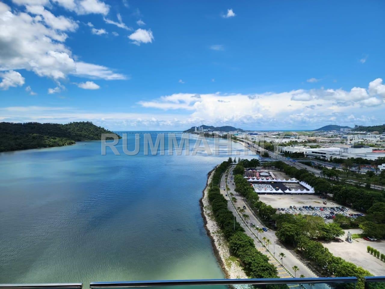 2-bedroom condo in Bayan Lepas, Penang for sale - Condo for Sale @ Queen Waterfront (Q1), Queen Waterfront | Unblocked Seaview