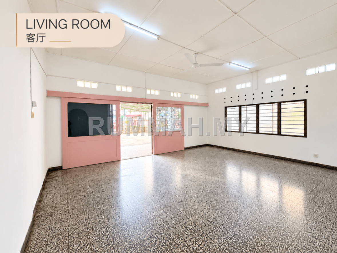 6-bedroom house in Kuala Lumpur, Kuala Lumpur for sale - 1 Storey TAMAN KOK DOH KL, Actual, EXTRA BIG LAND, Reno, Low Deposit