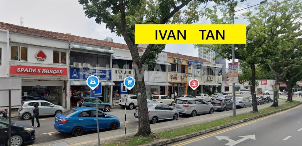 commercial in Pulau Tikus, Penang for sale - 2 sty Shop【 Pulau Tikus Main Road 】Near Belissa Row Burmah Road 