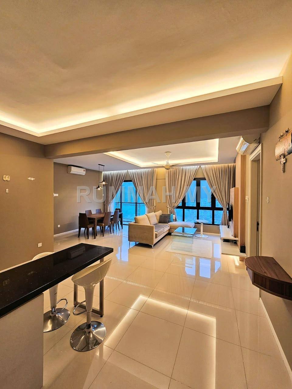 4-bedroom condo in Gelugor, Penang for sale - Condo for Sale @ Raffel Tower, Gelugor | Fully Furnished