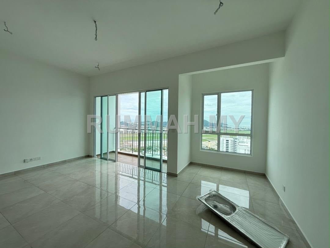 3-bedroom condo in Bayan Lepas, Penang for sale - Lucerne Residence @ Bayan Lepas| Block A High Floor| AirPort View |2Cp