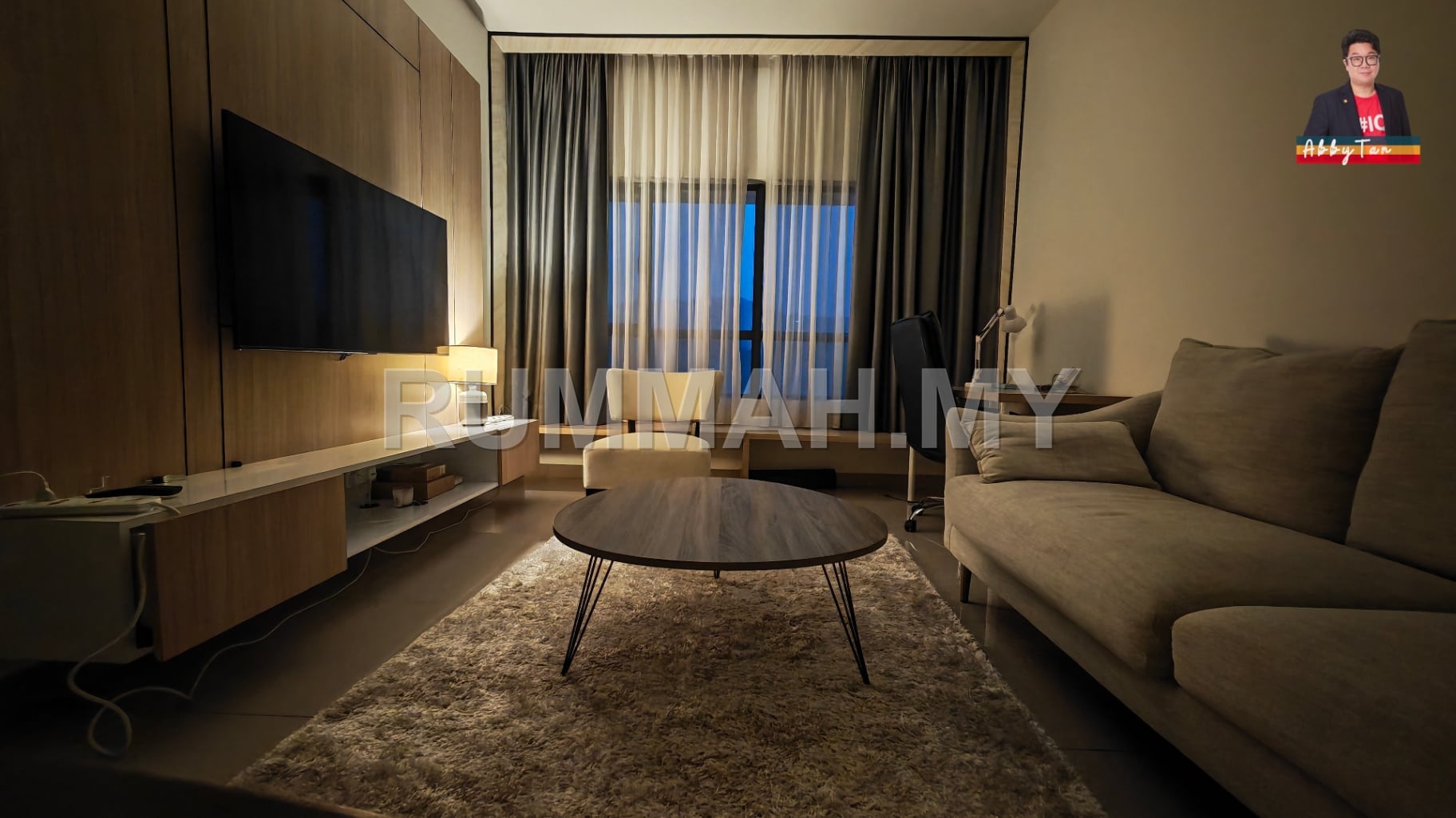 3-bedroom condo in Kota Kinabalu, Sabah for rent - Kingfisher Inanam | Top Floor Hill View | Fully Furnished