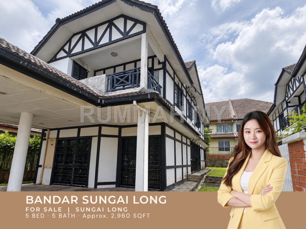 5-bedroom house in Sungai Long, Selangor for sale - 2-Storey Semi-D House for Sale @ Bandar Sungai Long, Bandar Sungai Long | Freehold