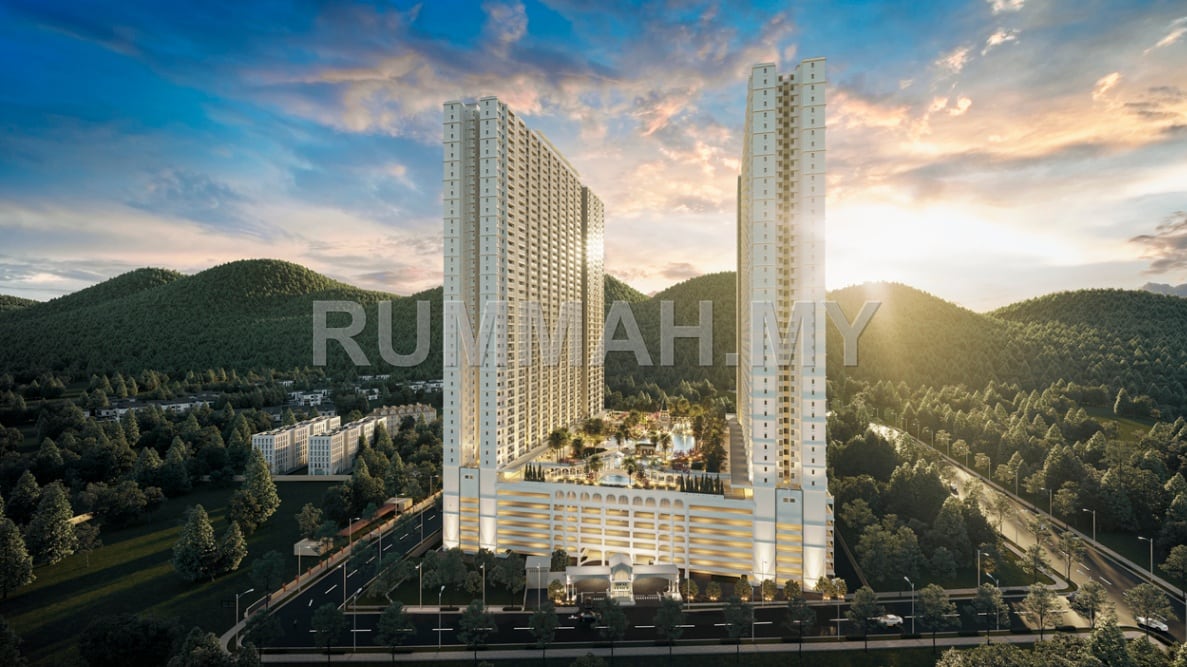 3-bedroom condo in Gelugor, Penang for rent - Condo for Rent @ Ideal Venice Residency, Gelugor | Fully Furnished