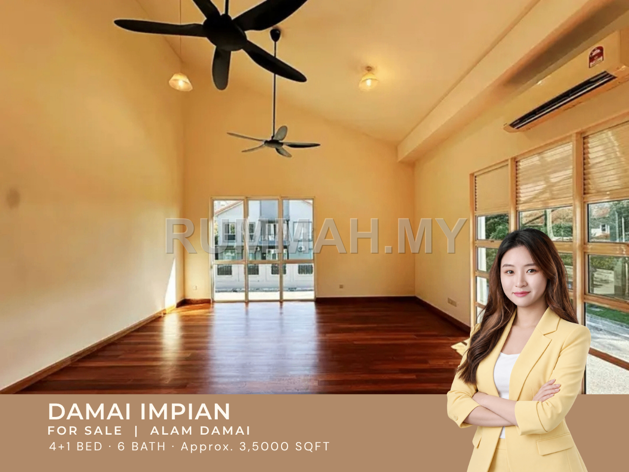 5-bedroom house in Damai Impian, Kuala Lumpur for sale - 2sty Semi-D for Sale @ Damai Impian, Alam Damai