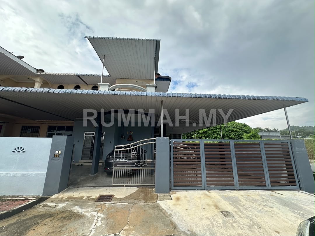 4-bedroom house in Berapit, Penang for sale - 2 Storey Terrace Corner Unit @ Taman Berapit Indah,Bukit Mertajam