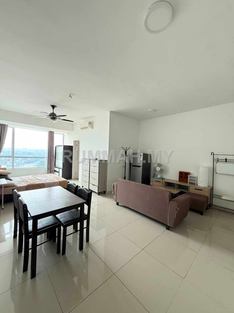condo in Skudai / Tampoi, Johor for sale - Fully Furnished Corner Studio 476 sqft, Greenfield Regency Skudai