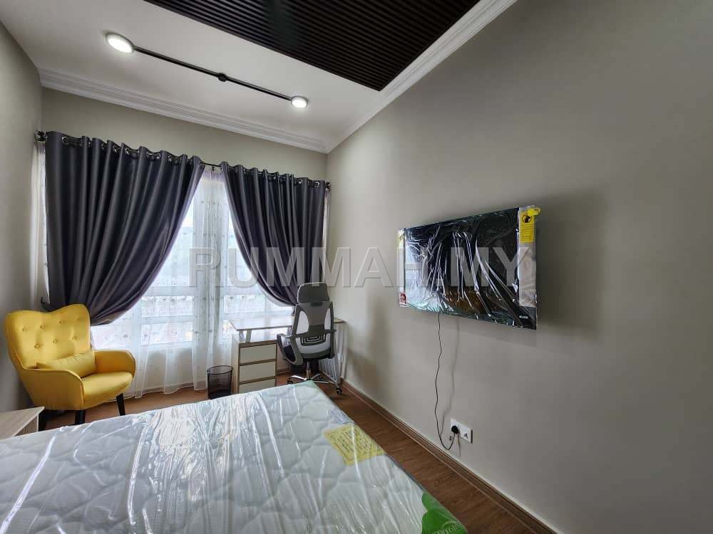 1-bedroom condo in Bayan Lepas, Penang for rent - The Amarene @ Ideal Vision Park, Bayan Lepas |Studio Unit | Fully Furnished | 1 CP| Available 1 nov